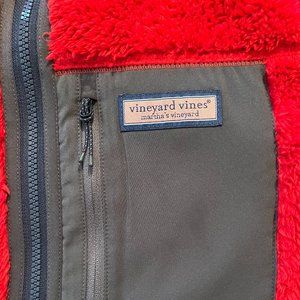 Mens Vineyard Vines Stillwater 1/4 zip Sherpa Sweater